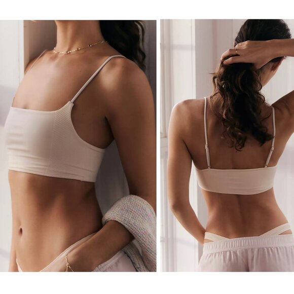 NWT Anthropologie Bundle Racer Seamless Tank Top LyreBird Bralette New Large/XL - Picture 9 of 9
